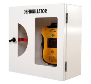 AED Binnenkast Wit met Breekglas en Alarm