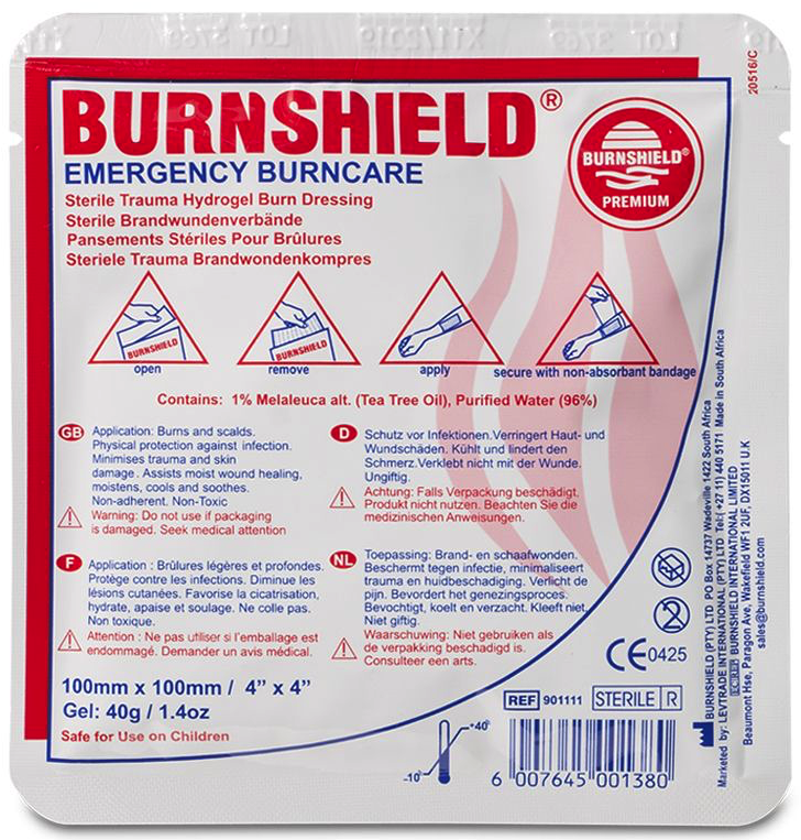 Burnshield Brandwonden Kompres - 10x10cm