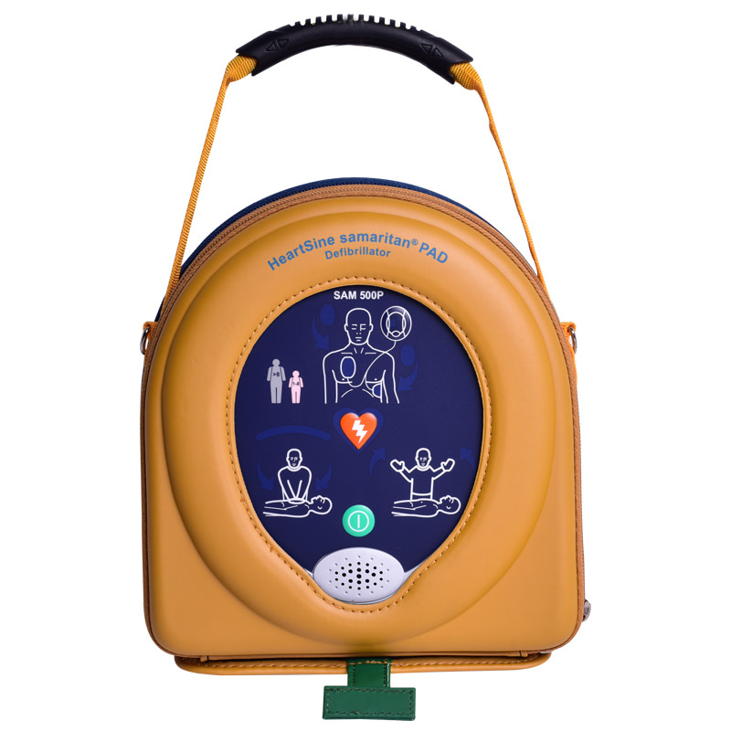 HeartSine Samaritan PAD 500P AED in tas