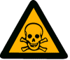 Pictogram Giftige Stoffen - bordje 25x25cm-1487