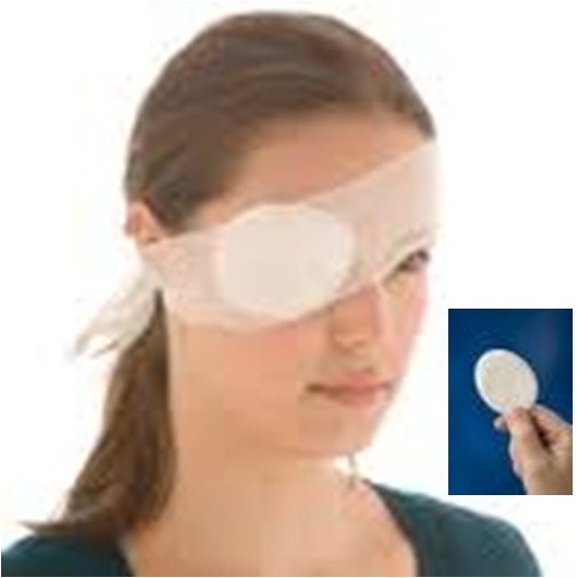 Steriel oogkompres