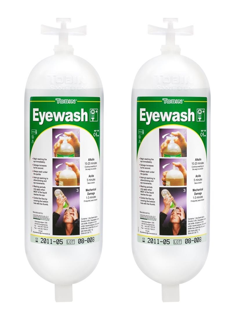 Oogspoelfles Tobin 1 liter ( 2 stuks )