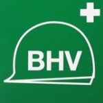 Pictogram BHV Verzamelplaats - sticker 20x20cm