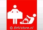 Pictogram Blusdeken - sticker 20x20cm
