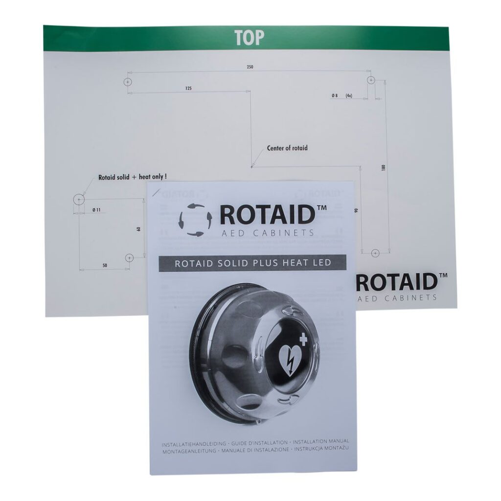 Rotaid Solid Plus Heat AED Buitenkast handleiding