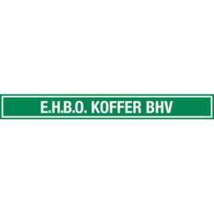 Sticker EHBO Koffer BHV.