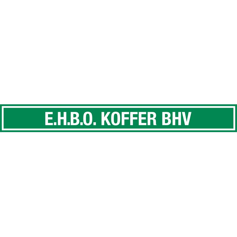 Sticker EHBO Koffer BHV.