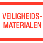 Pictogram Veiligheidsmaterialen - Sticker Vinyl 30x25cm