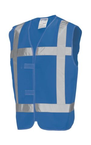 Veiligheidsvest Blauw met opdruk-0