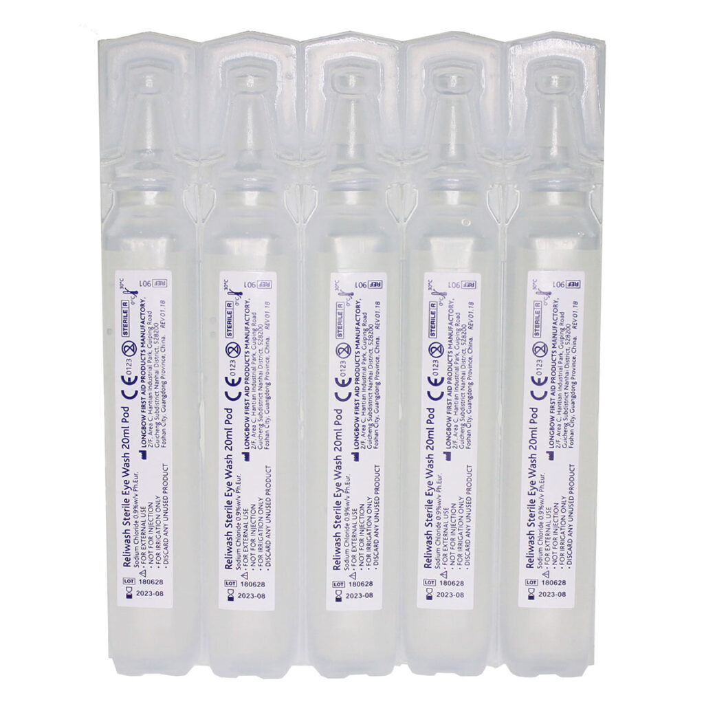 Fysiologisch zout (0,9%) 5 x 20ml Ampullen