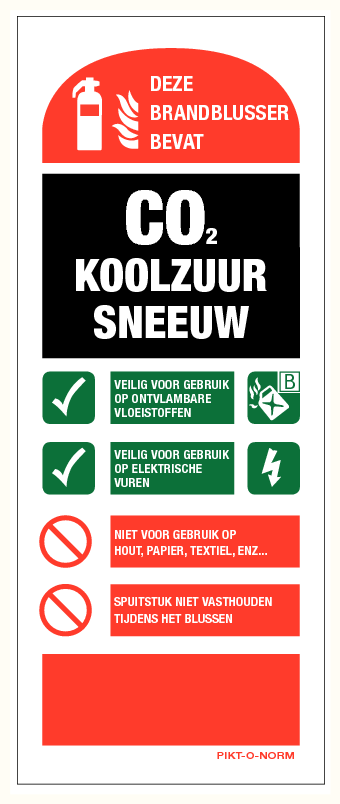 Gebruiksaanwijzing CO2 Blusser