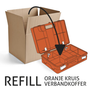 Navulling Verbandkoffer BHV Groot - Oranje Kruis richtlijnen 2021