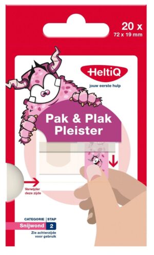 HeltiQ Pak & Plak Pleister Roze - Bo